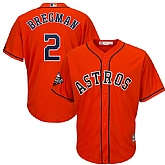 Astros 2 Alex Bregman Orange 2019 World Series Bound Cool Base Jersey,baseball caps,new era cap wholesale,wholesale hats